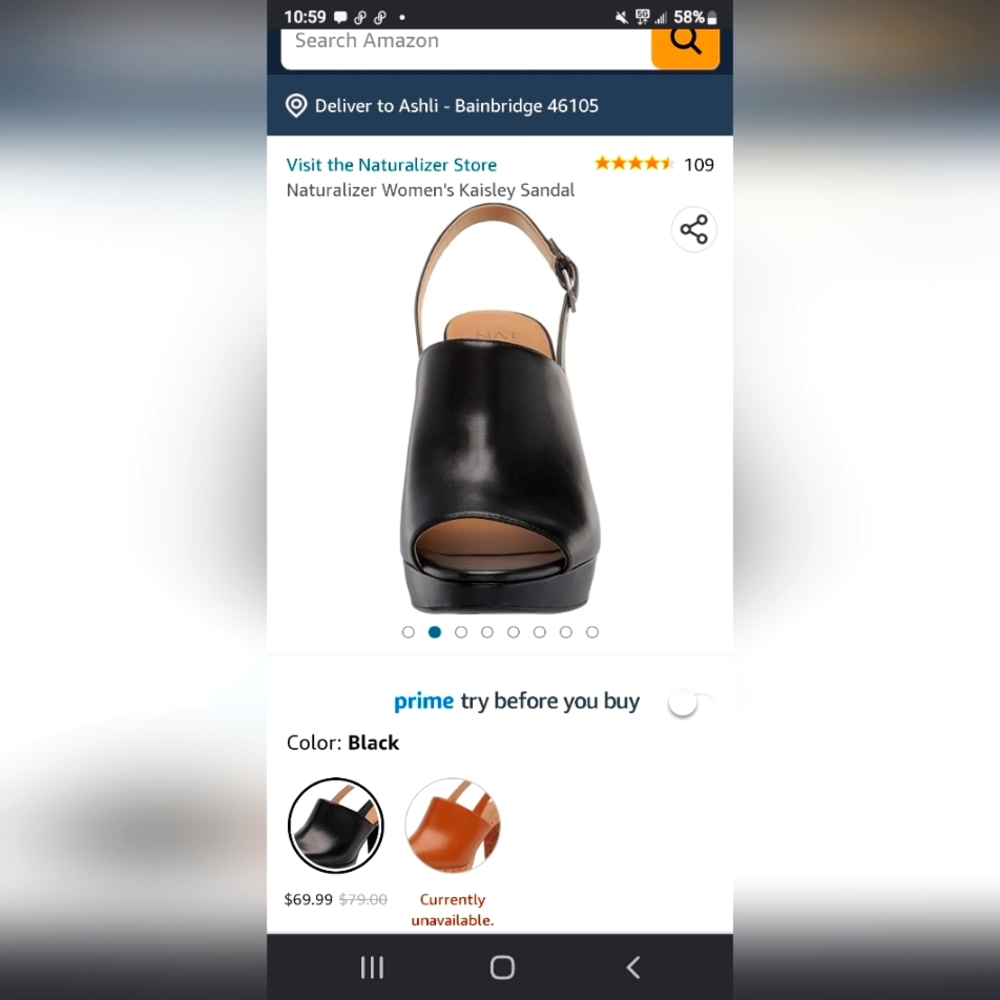 Naturalizer mule